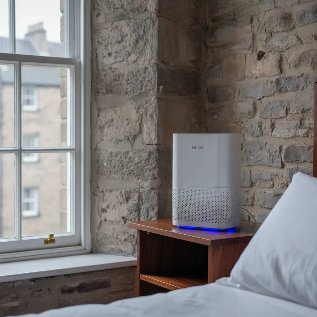 Air purifiers in short-term lets: Levoit Core 300 vs Dyson, pet smell, and what guests actually notice