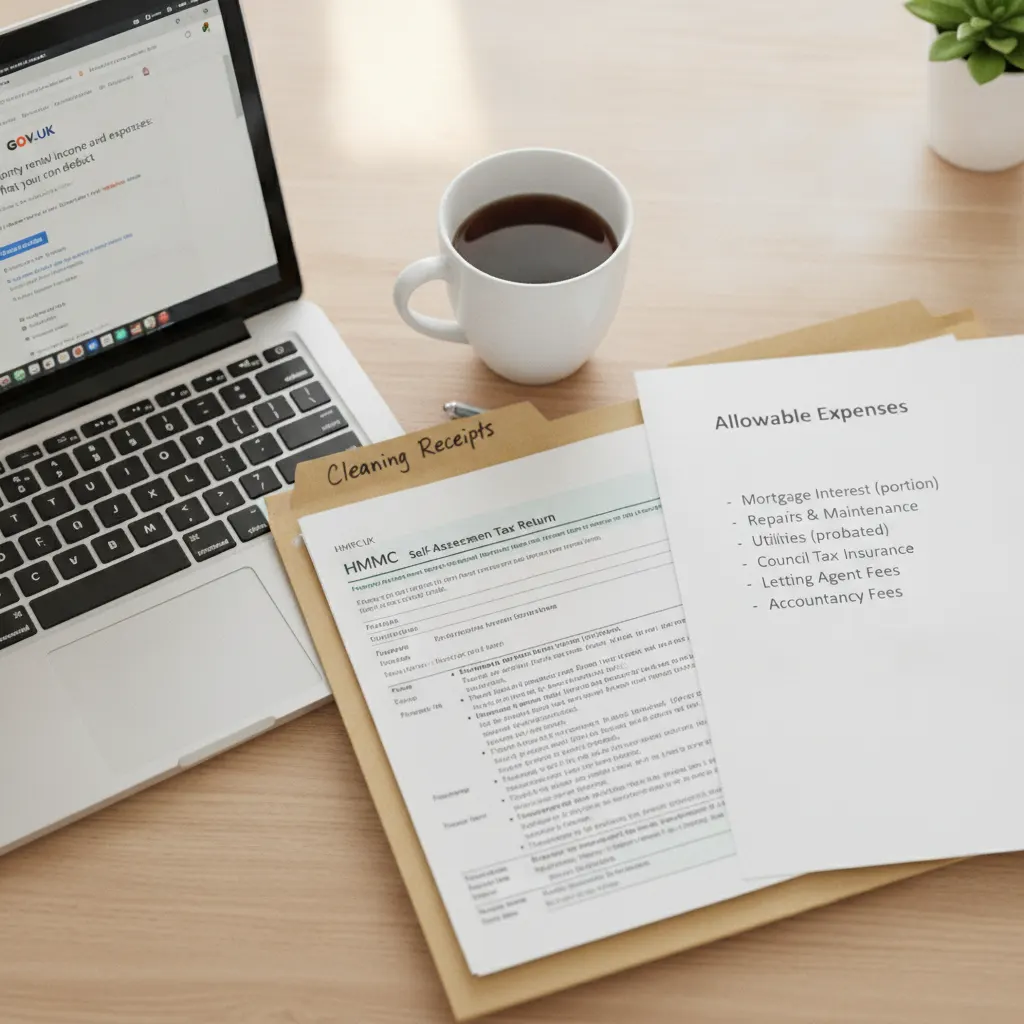 Cleaning costs on your UK Airbnb tax return: what's deductible and what my accountant flagged