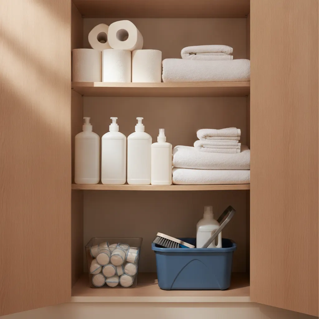 Airbnb cleaning supplies in peak season: reorder points that follow your bookings