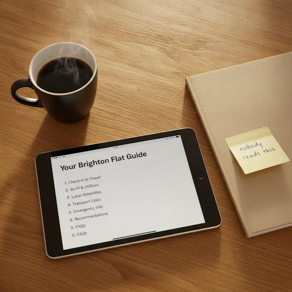 Airbnb digital guest guidebook: what I cut from 47 pages down to 9