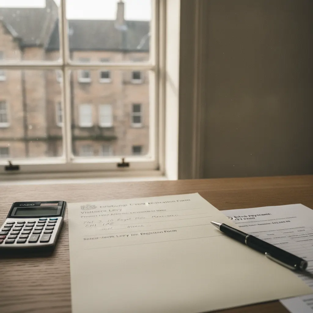 Edinburgh visitor levy for Airbnb hosts: the £2 nightly charge and what I had to change