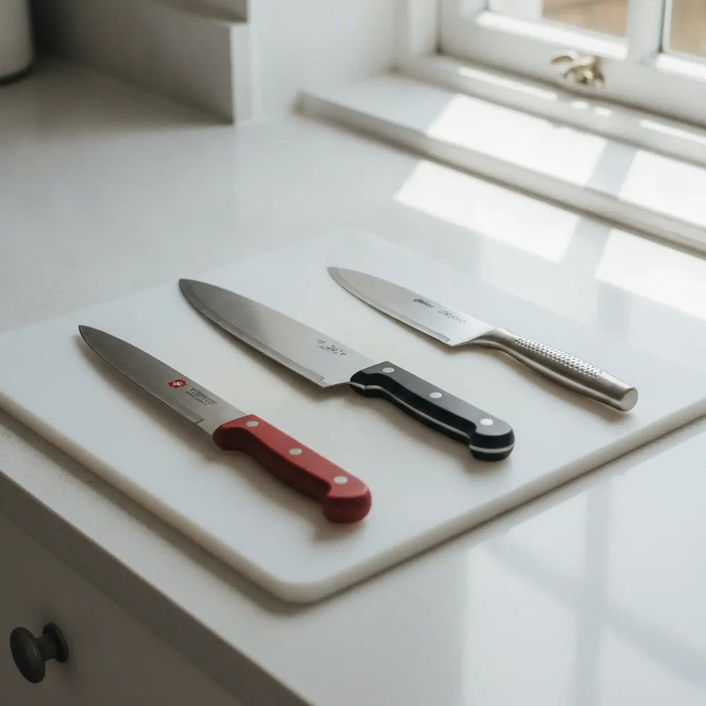 Kitchen knives in Airbnb rentals: Victorinox vs IKEA vs Global — which survives a year of guest use