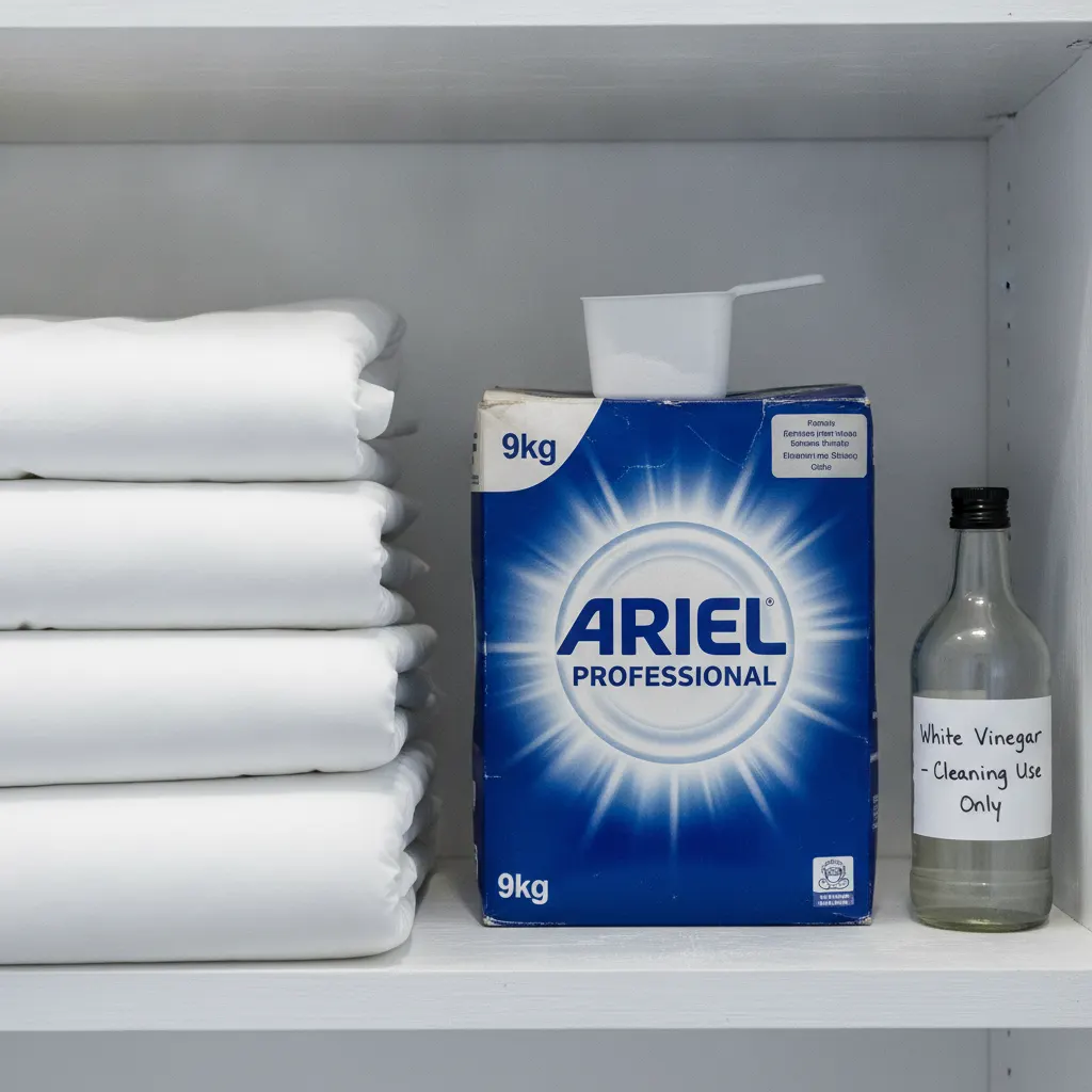 Laundry detergent for Airbnb linen: what I use after ruining six sets of white bedding
