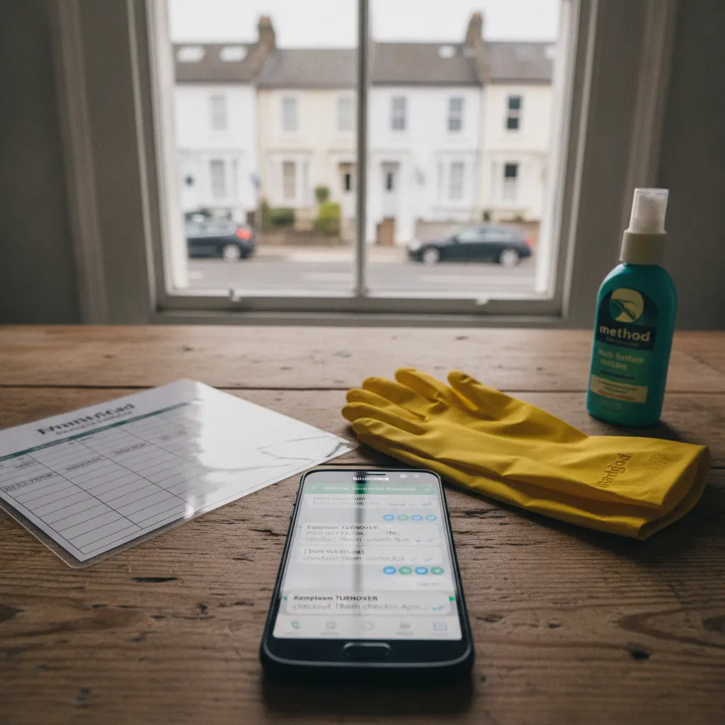 Coordinating cleaners across four Airbnbs: the WhatsApp system that replaced my spreadsheet