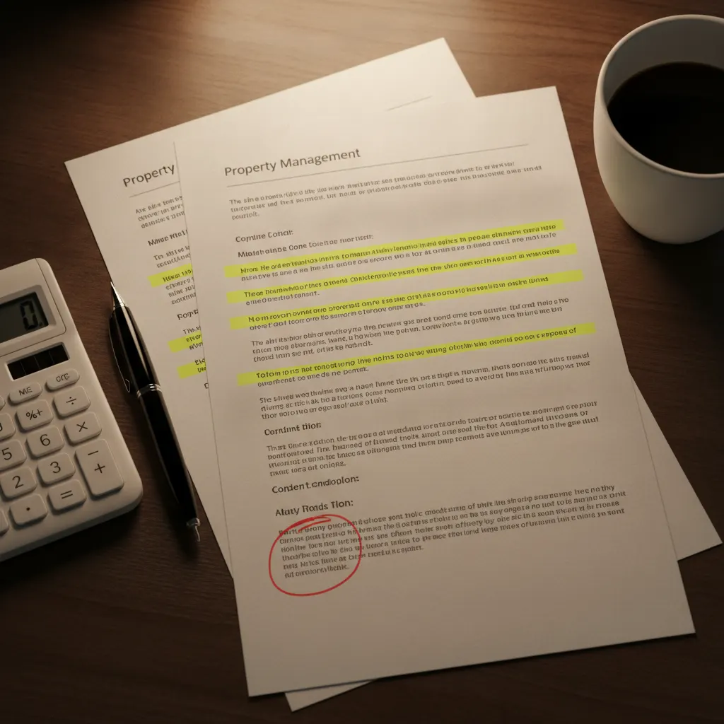 Airbnb property manager contracts UK: the clause I didn't read that cost me £1,200