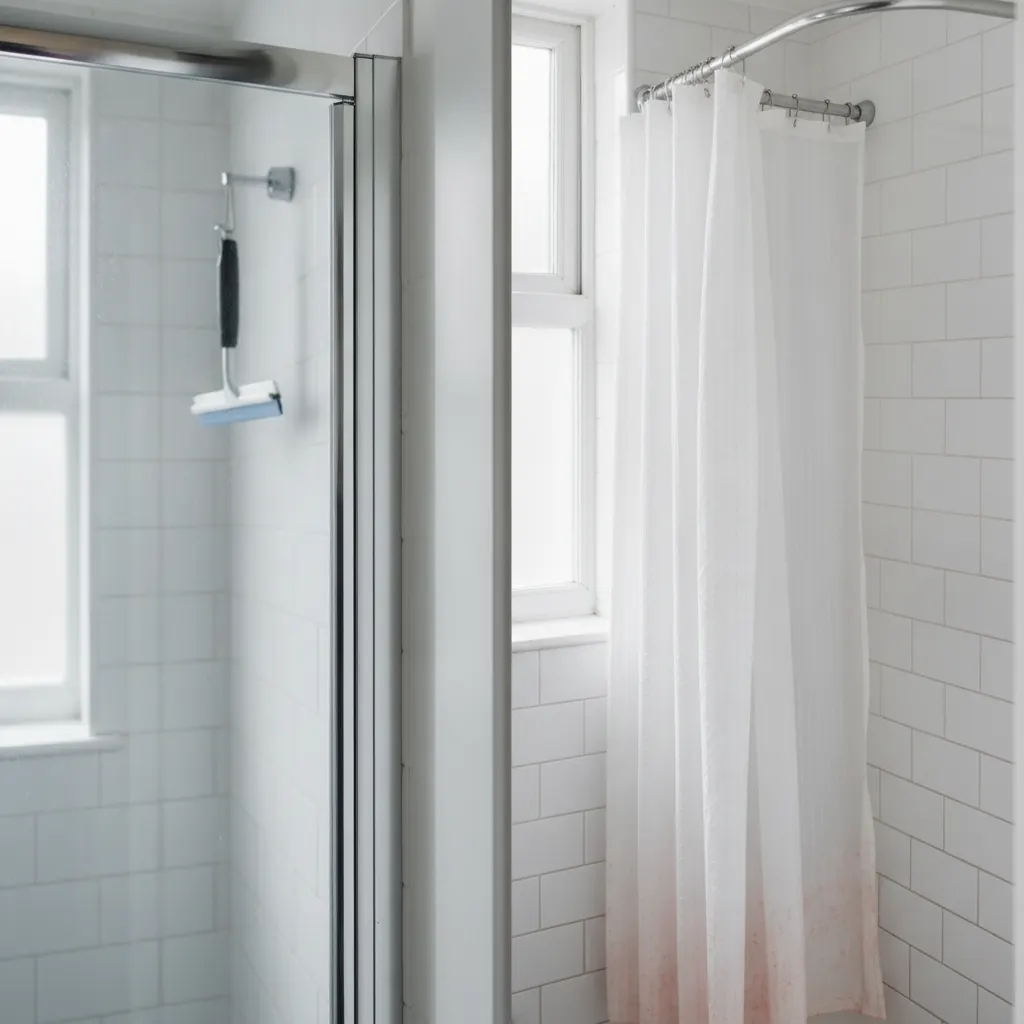 Shower curtain vs shower screen in Airbnb bathrooms: the mould, the breakage, and which I now install