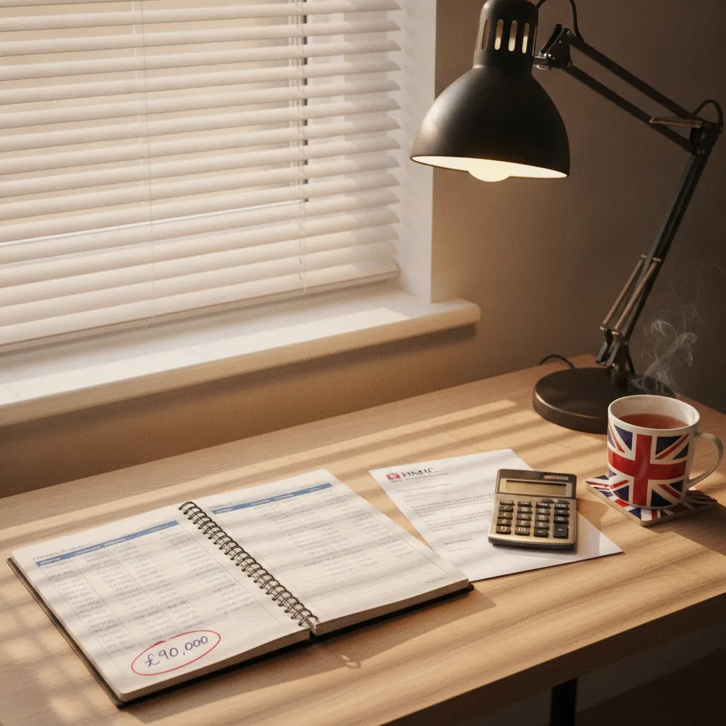 VAT registration for UK Airbnb hosts: the £90,000 threshold and what I track monthly to stay the right side of it